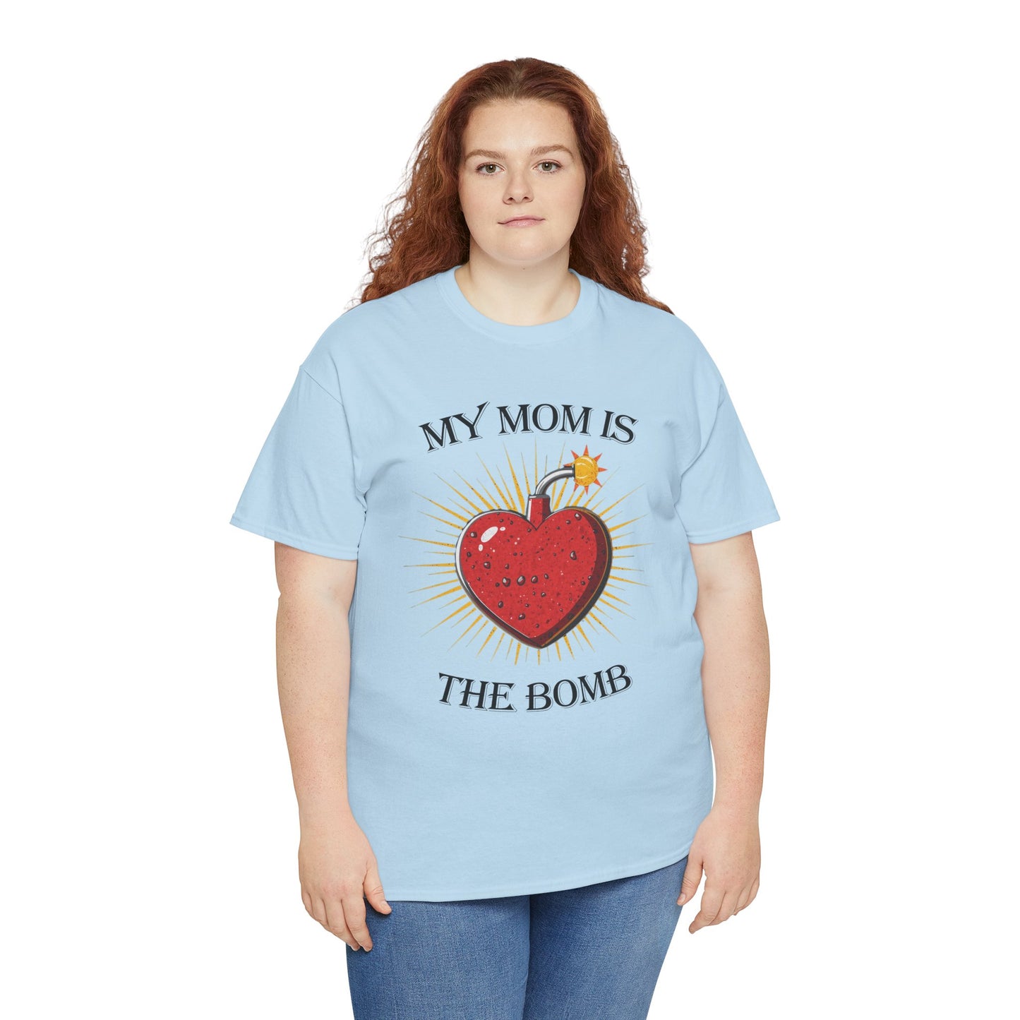 My Mom Is The Bomb T-Shirt — Cute Heart Bomb Mother's Day Tee