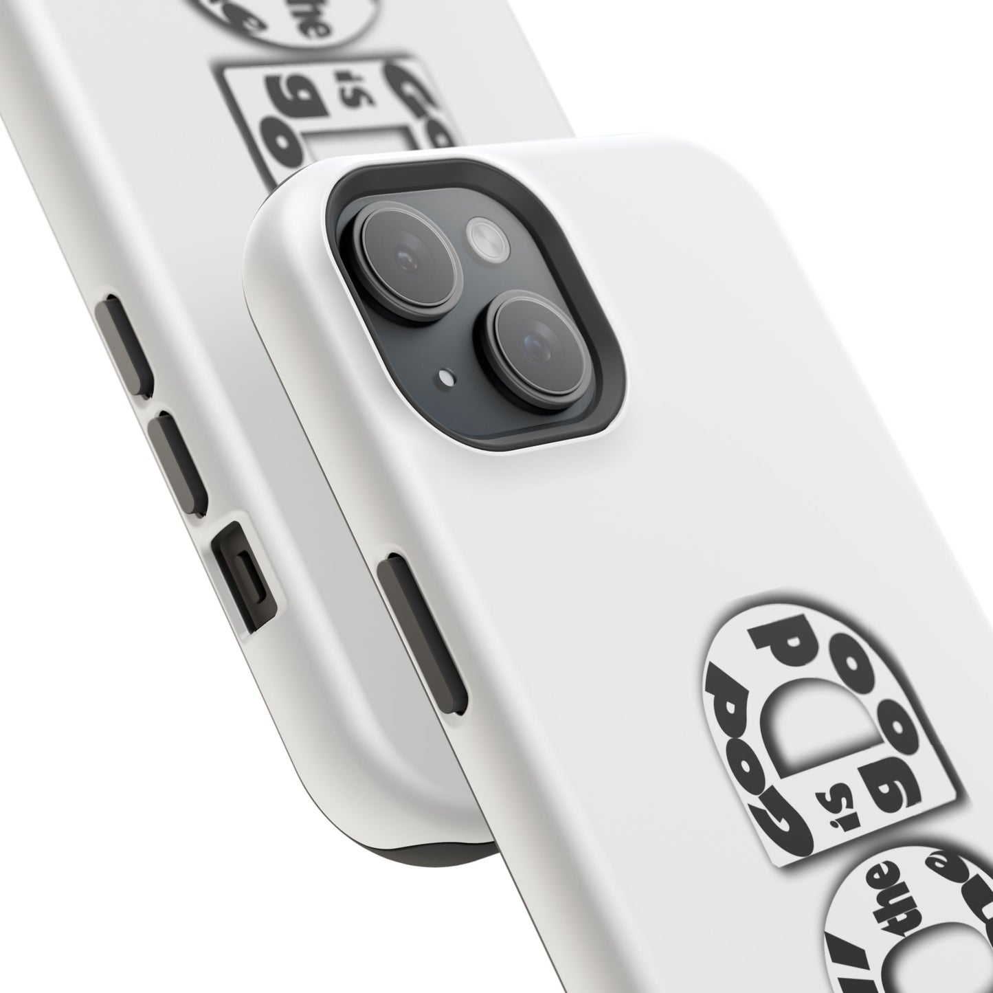 Impact-Resistant Magnetic Phone Case — "Good is the New Cool" Retro Text Design