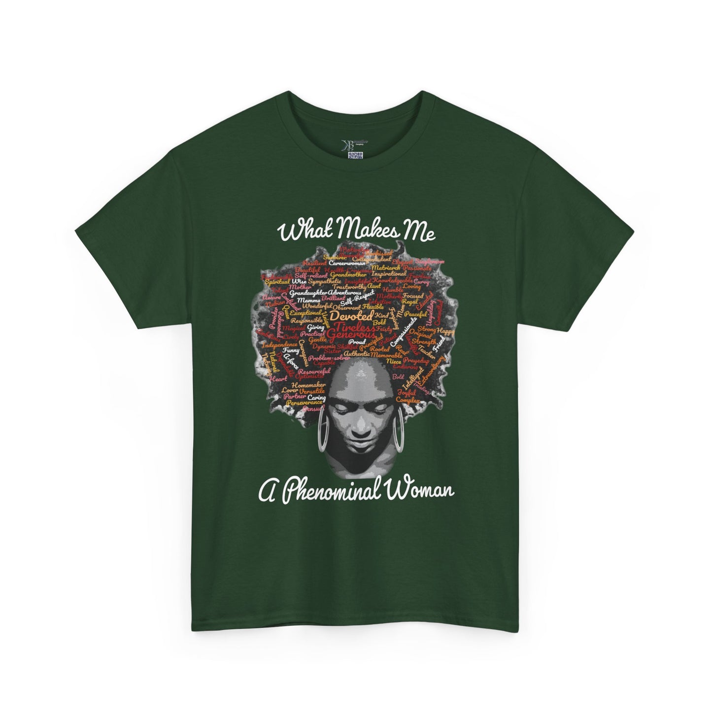 Afrocentric Mindscape T-Shirt — Afro Hair Collage Graphic Tee