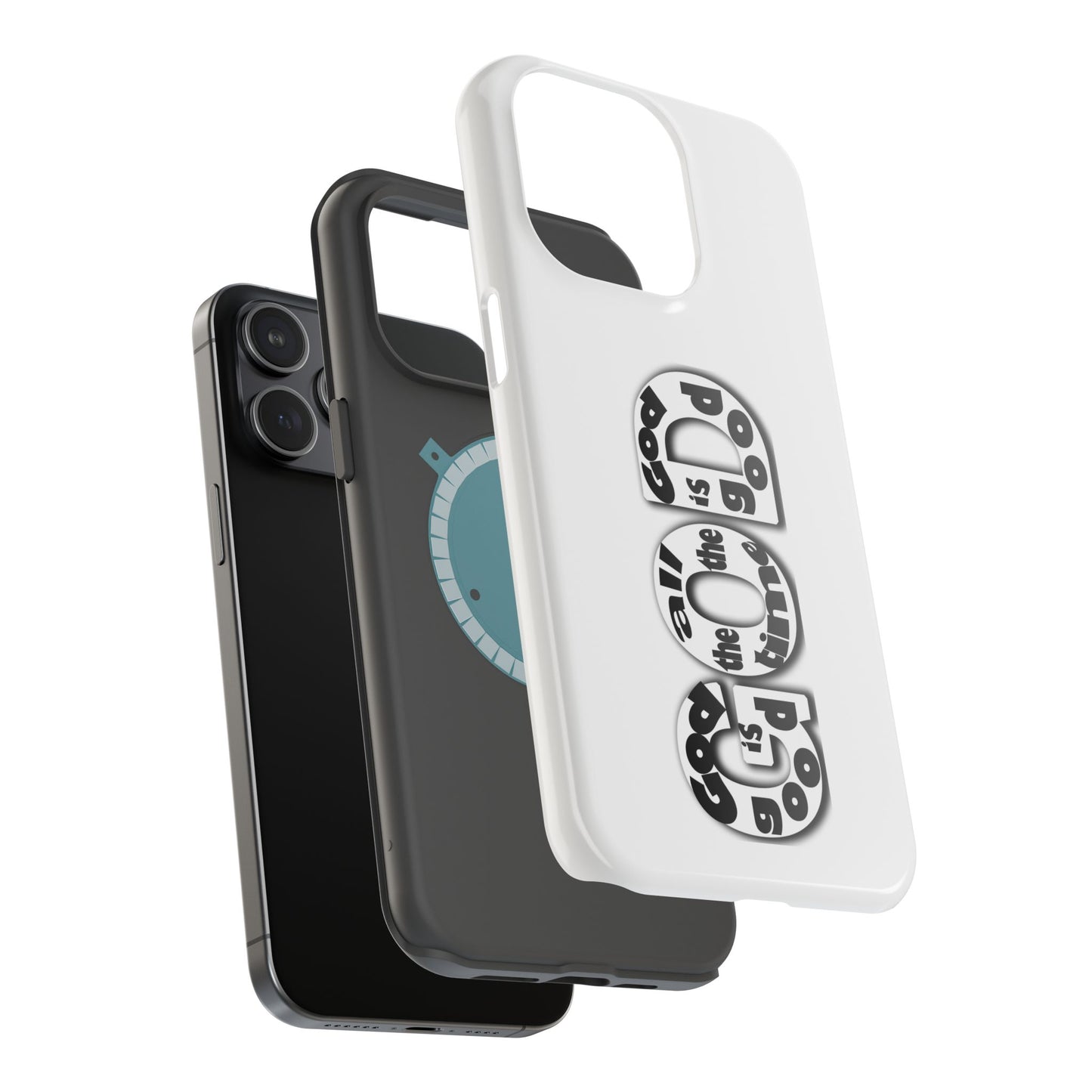 Impact-Resistant Magnetic Phone Case — "Good is the New Cool" Retro Text Design