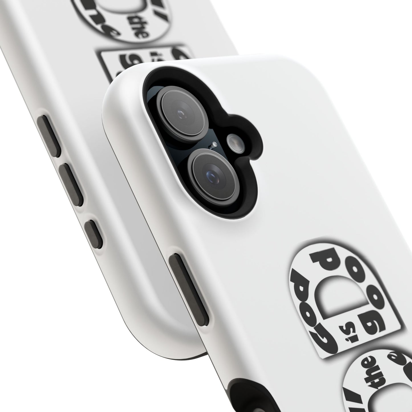 Impact-Resistant Magnetic Phone Case — "Good is the New Cool" Retro Text Design