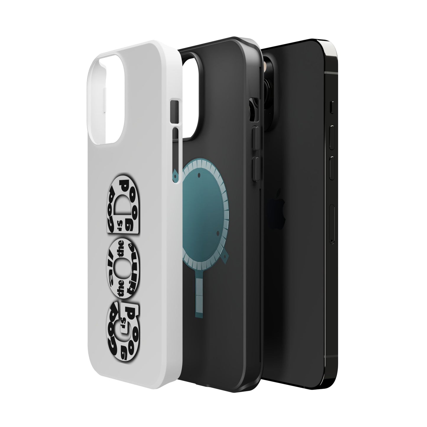 Impact-Resistant Magnetic Phone Case — "Good is the New Cool" Retro Text Design