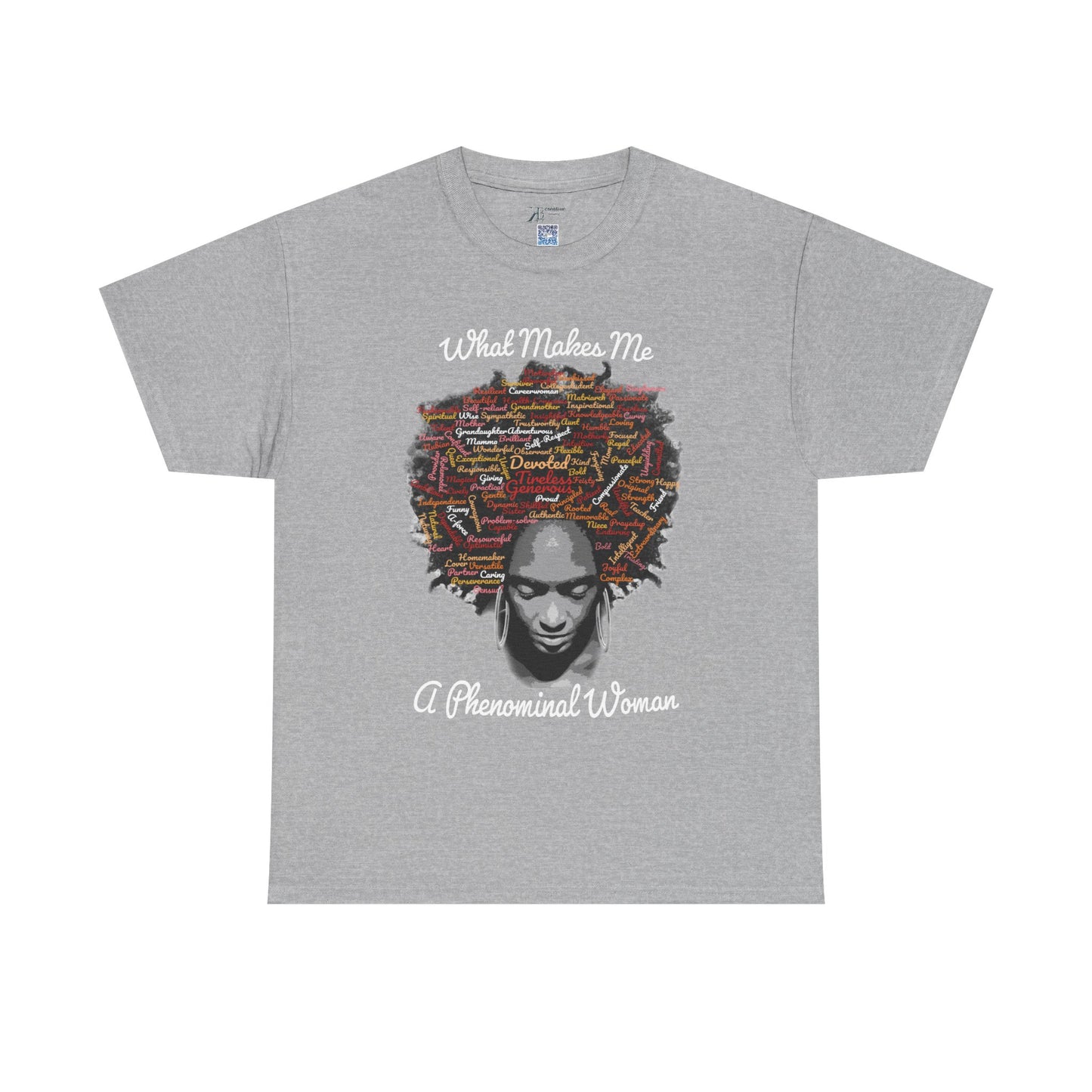 Afrocentric Mindscape T-Shirt — Afro Hair Collage Graphic Tee