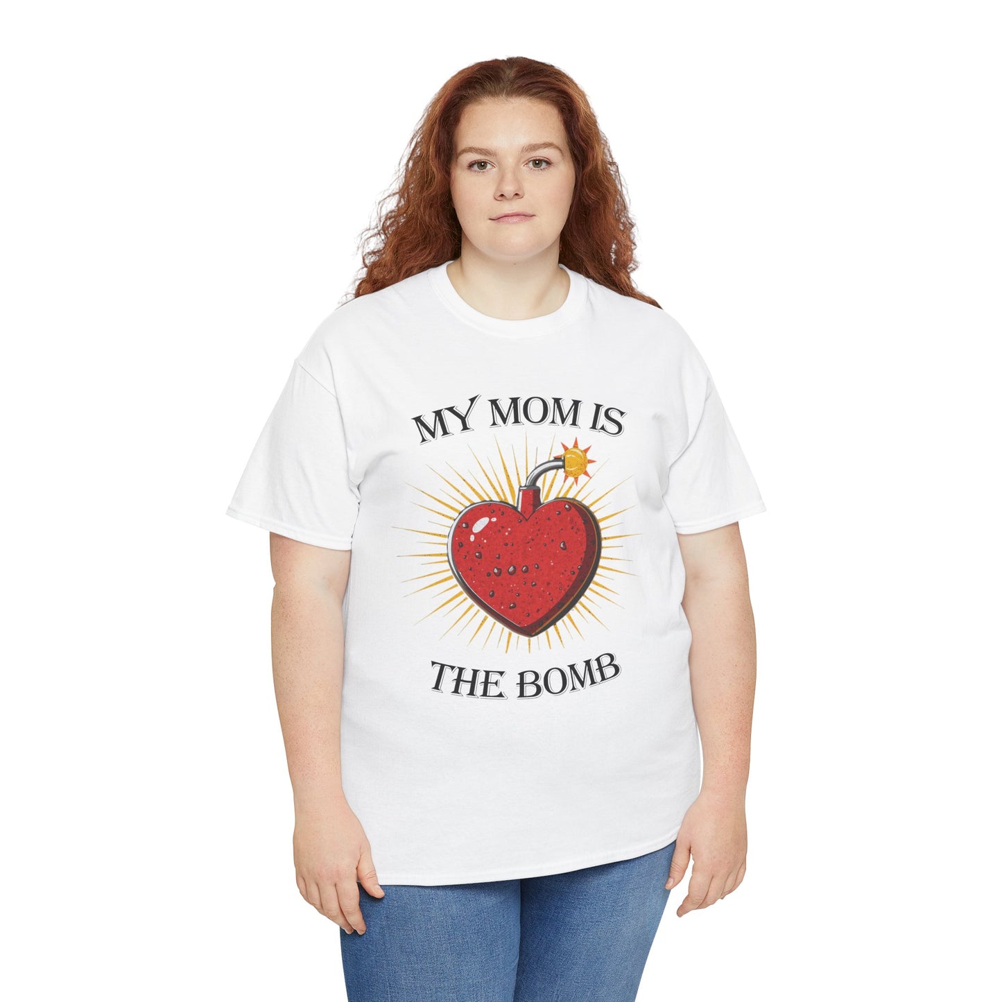 My Mom Is The Bomb T-Shirt — Cute Heart Bomb Mother's Day Tee