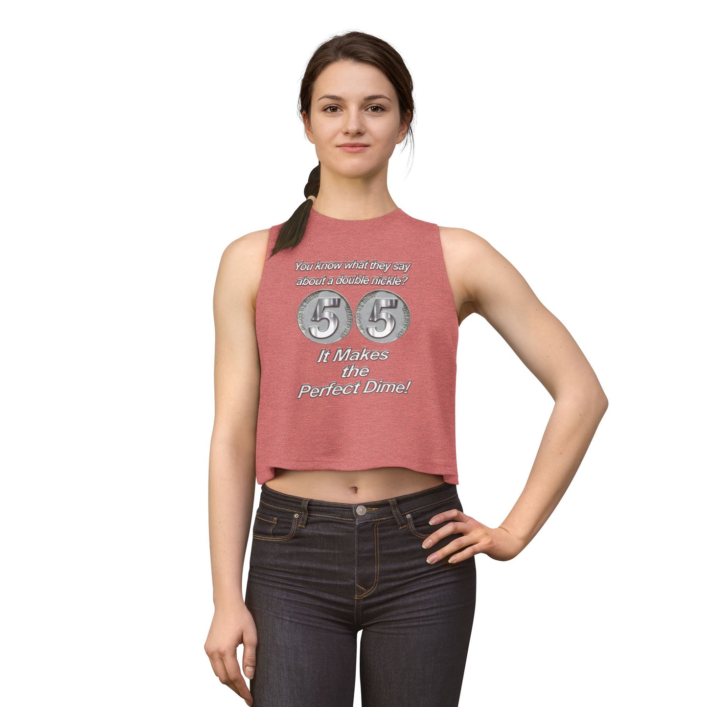 Crop Top - "Double Nickel!" Women's Birthday Tank
