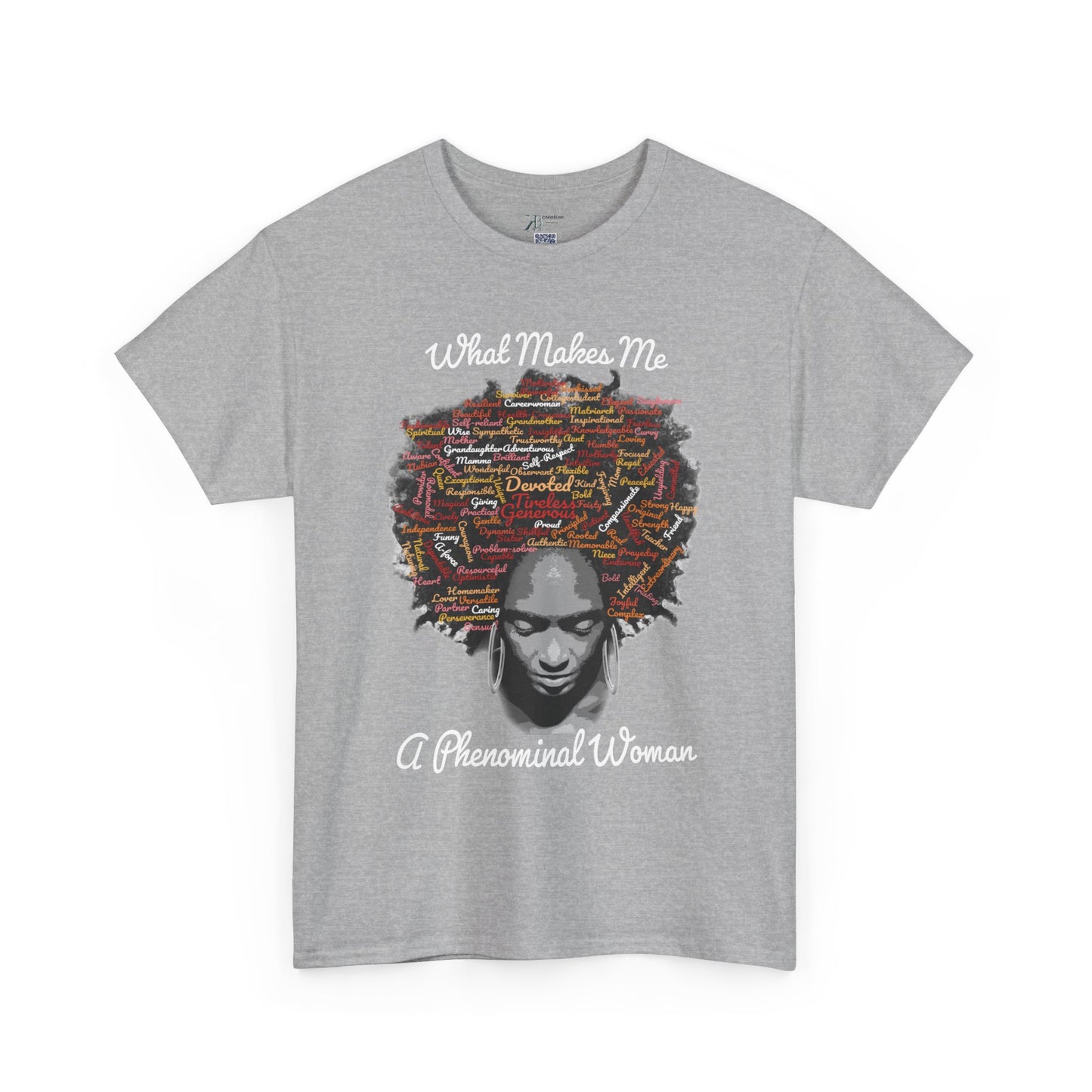 Afrocentric Mindscape T-Shirt — Afro Hair Collage Graphic Tee