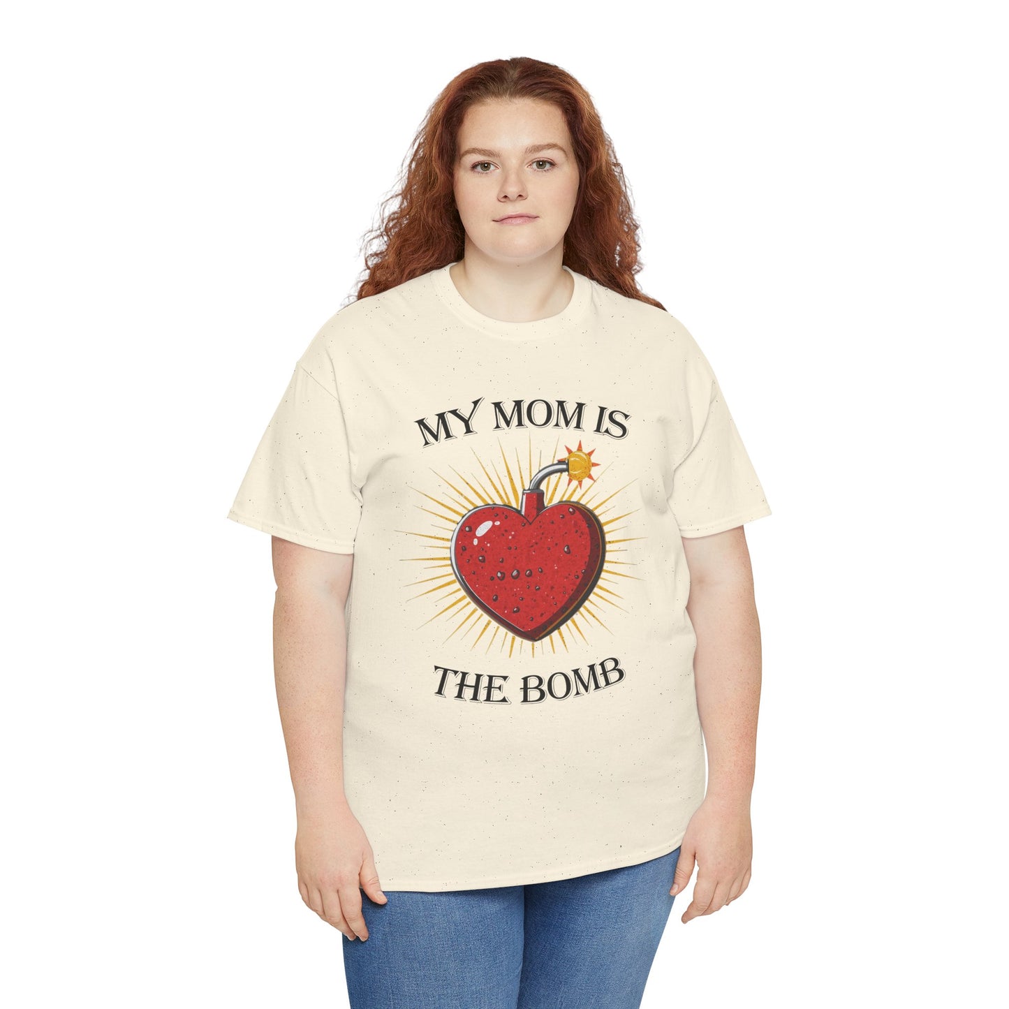 My Mom Is The Bomb T-Shirt — Cute Heart Bomb Mother's Day Tee