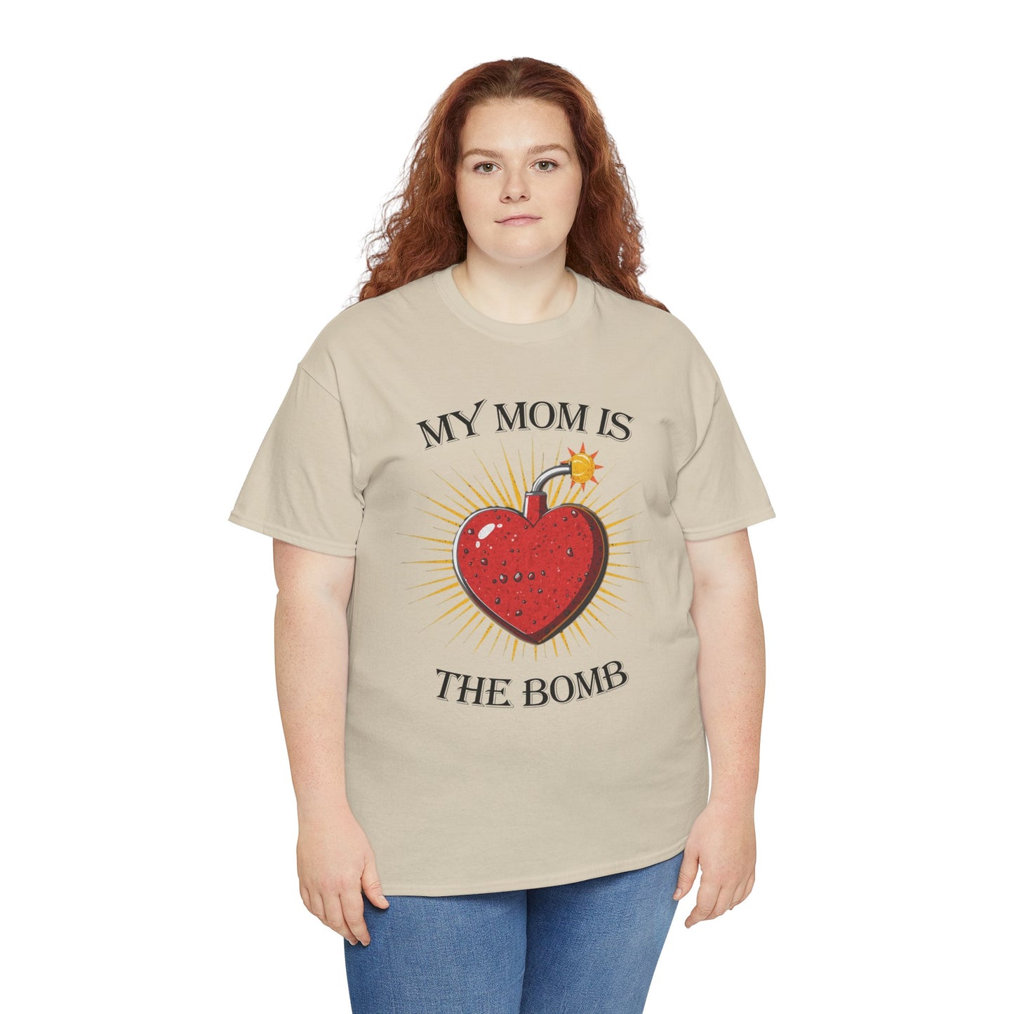 My Mom Is The Bomb T-Shirt — Cute Heart Bomb Mother's Day Tee