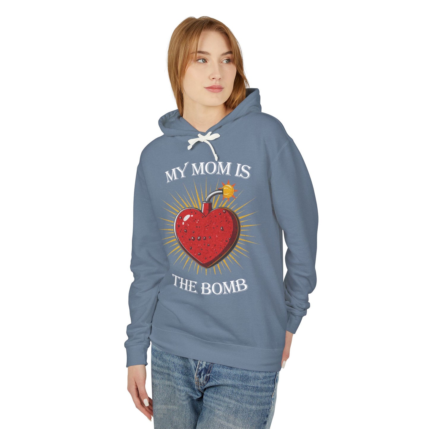 Exploding Heart Graphic Hoodie — Retro Tattoo Style Pullover