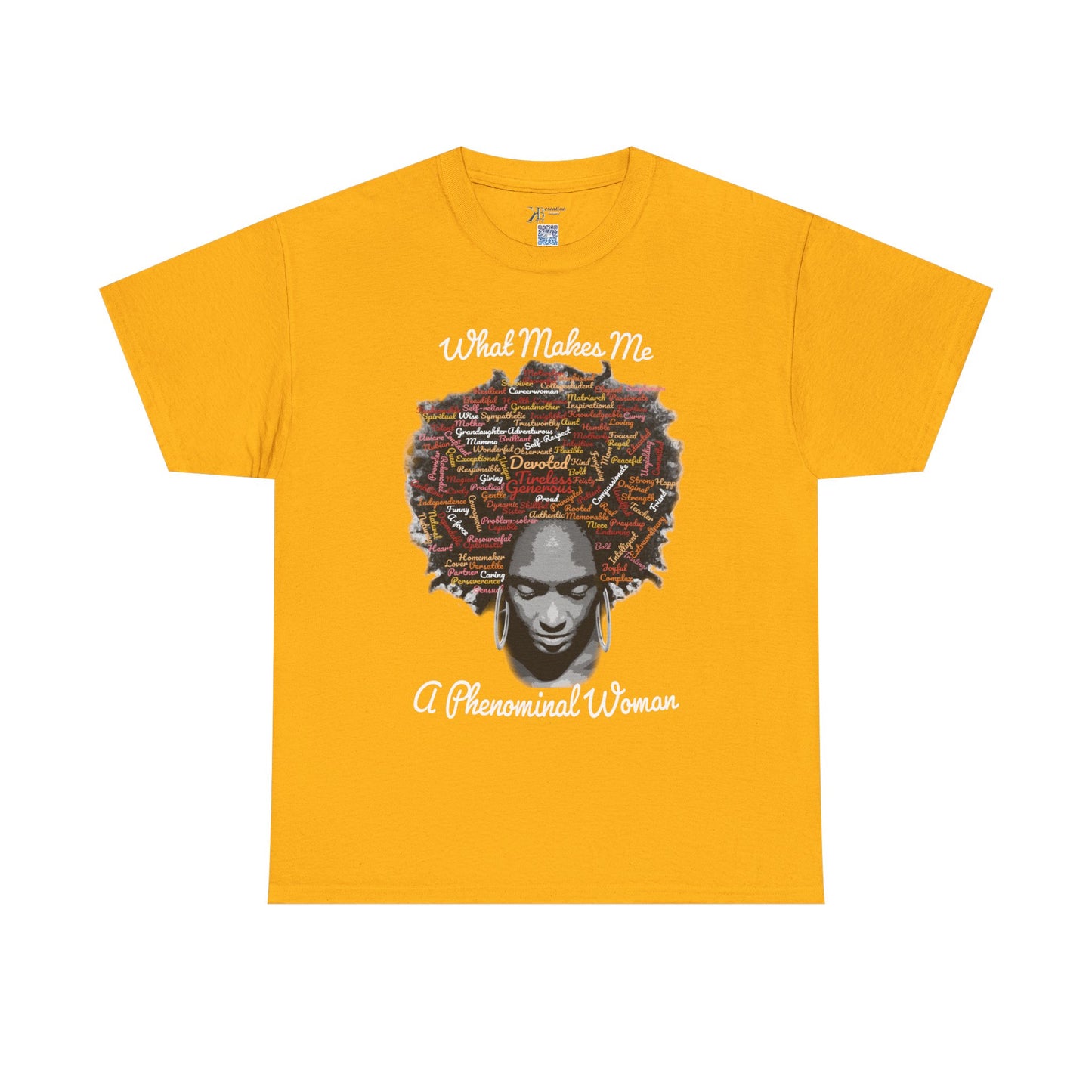 Afrocentric Mindscape T-Shirt — Afro Hair Collage Graphic Tee