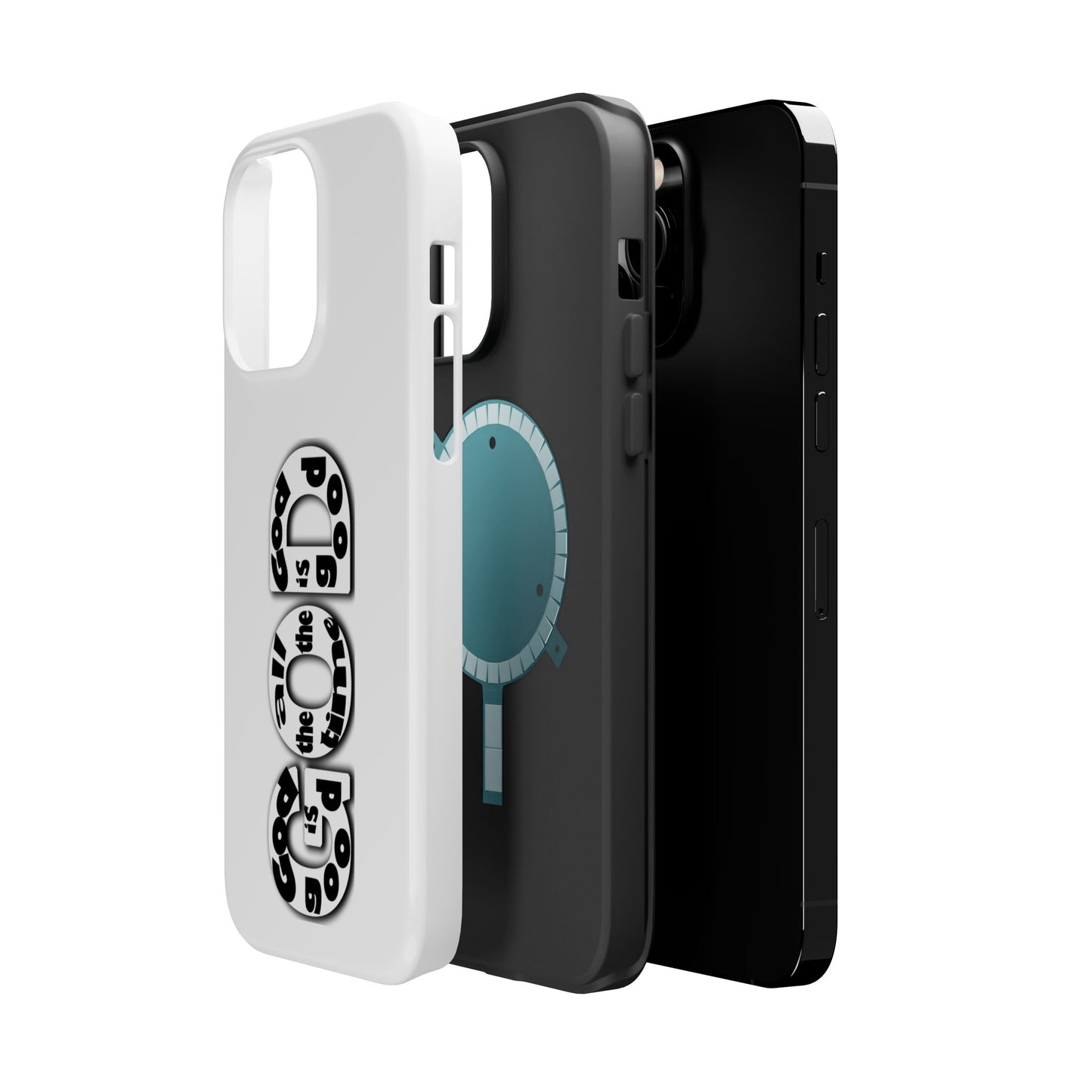 Impact-Resistant Magnetic Phone Case — "Good is the New Cool" Retro Text Design