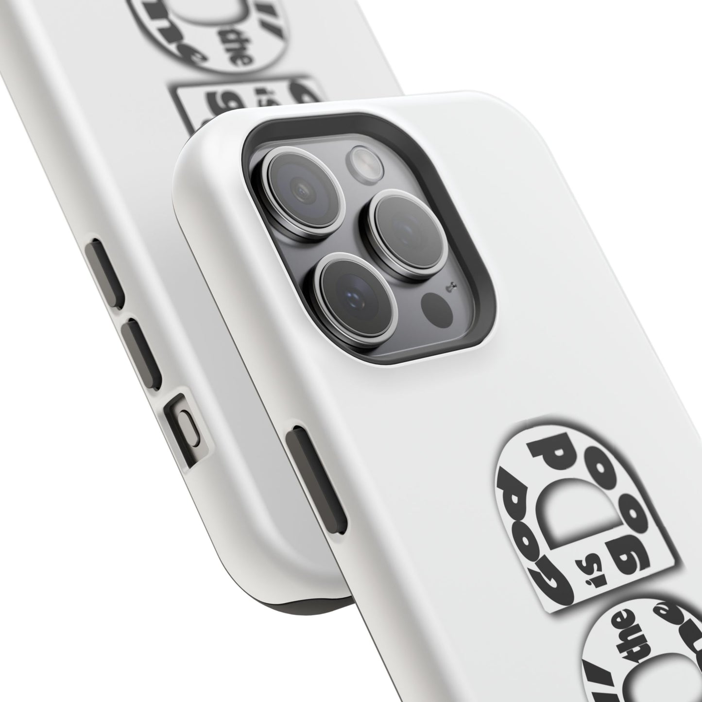 Impact-Resistant Magnetic Phone Case — "Good is the New Cool" Retro Text Design