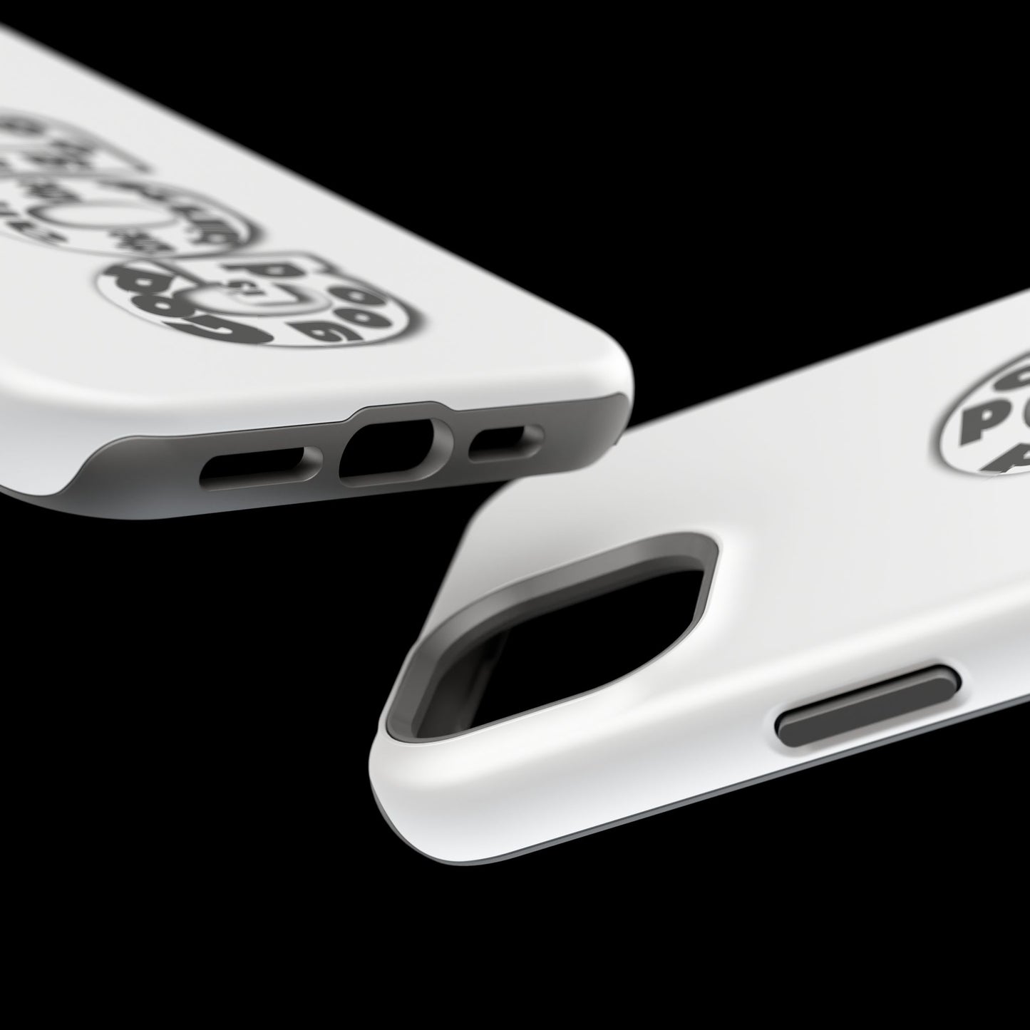 Impact-Resistant Magnetic Phone Case — "Good is the New Cool" Retro Text Design