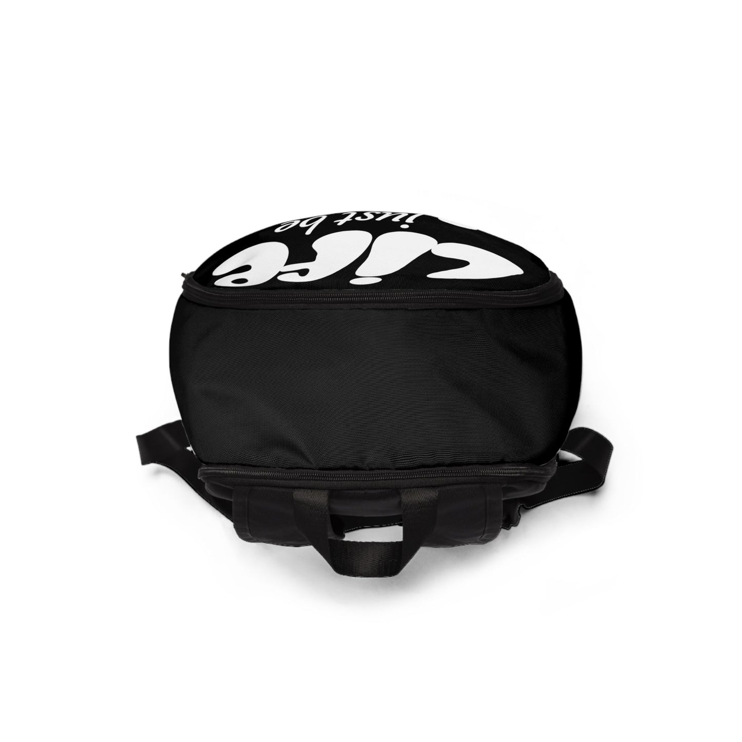 Life Just Be Life'n Inspirational Fabric Backpack