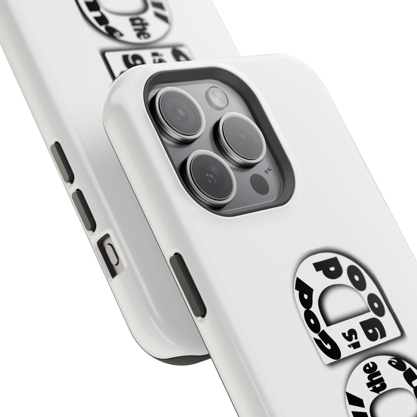 Impact-Resistant Magnetic Phone Case — "Good is the New Cool" Retro Text Design
