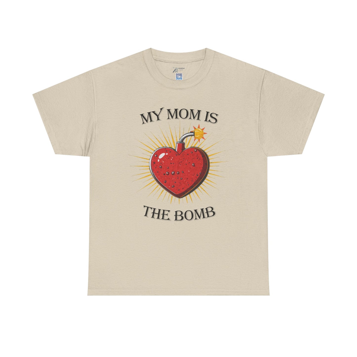 My Mom Is The Bomb T-Shirt — Cute Heart Bomb Mother's Day Tee