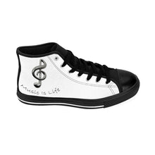 Load image into Gallery viewer, Women&#39;s High-top /White /Music Is Life Sneakers