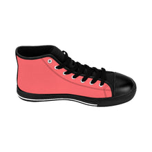 Load image into Gallery viewer, Women&#39;s  Music Is Life (Coral) High-top Sneakers