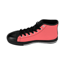 Load image into Gallery viewer, Women&#39;s  Music Is Life (Coral) High-top Sneakers