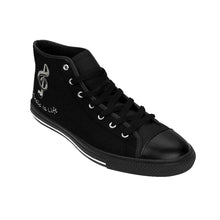 Load image into Gallery viewer, Men&#39;s Black Music Is Life High-top Sneakers