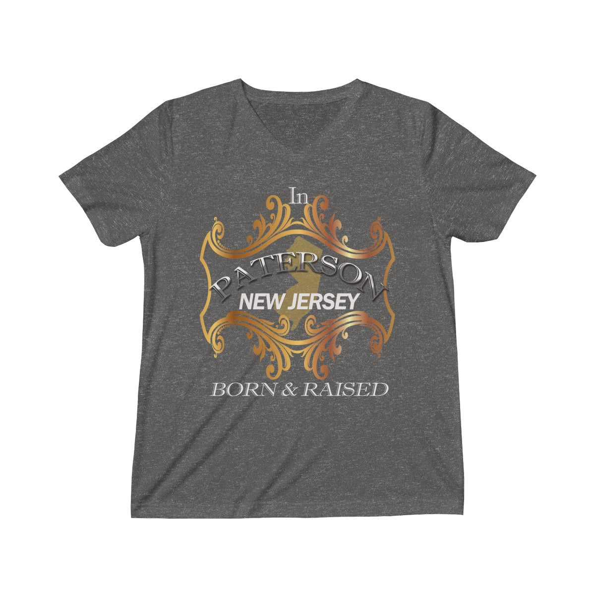 Unisex Triblend Short Sleeve V-Neck Tee