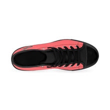 Load image into Gallery viewer, Women&#39;s  Music Is Life (Coral) High-top Sneakers